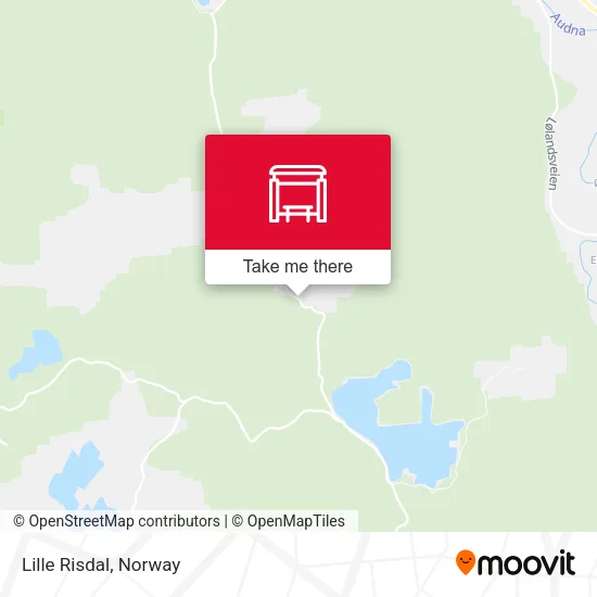 Lille Risdal map