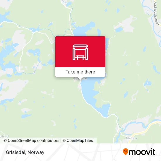 Grisledal map