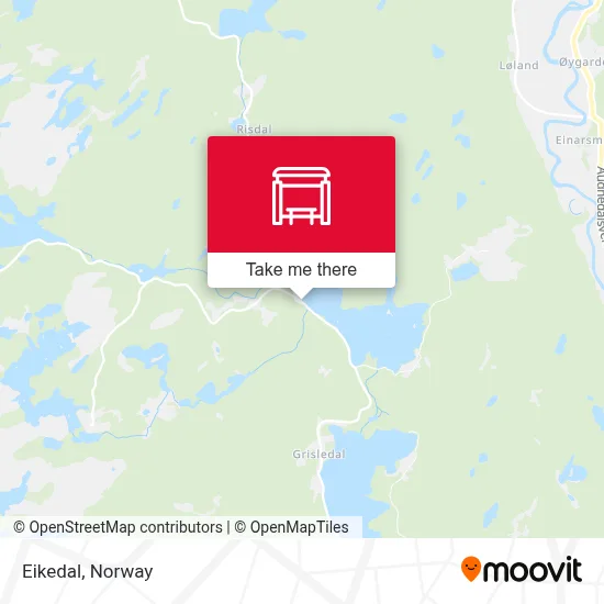 Eikedal map