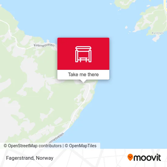 Fagerstrand map