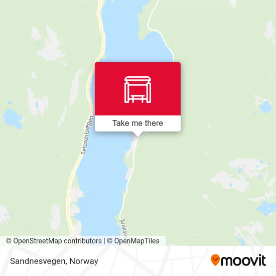 Sandnesvegen map