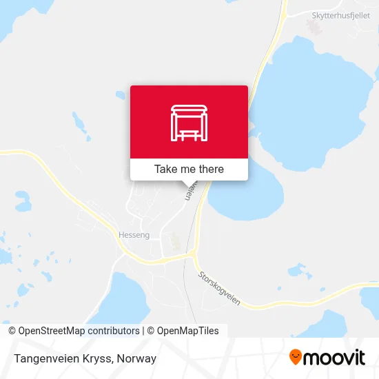 Tangenveien Kryss map