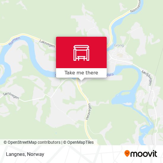 Langnes map