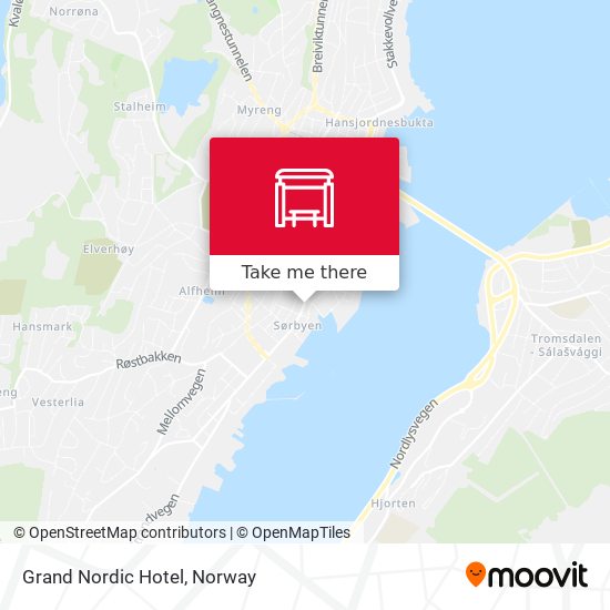 Grand Nordic Hotel map