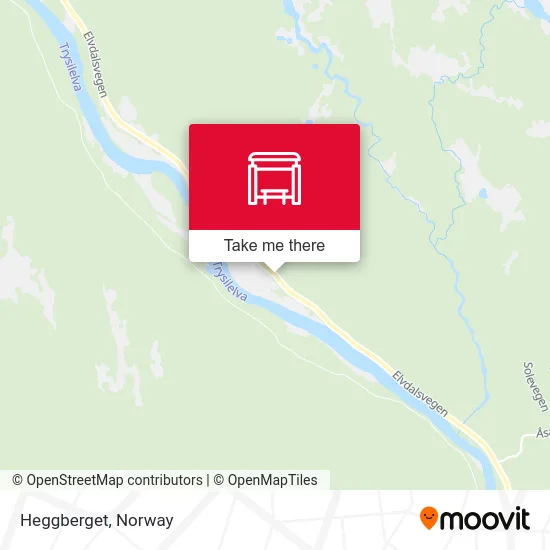 Heggberget map