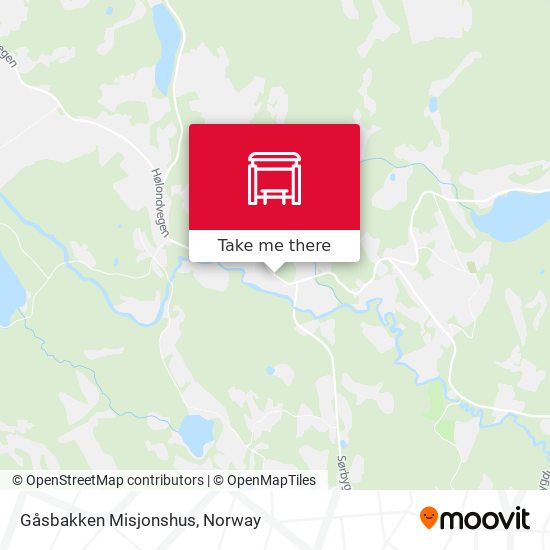 Gåsbakken Misjonshus map