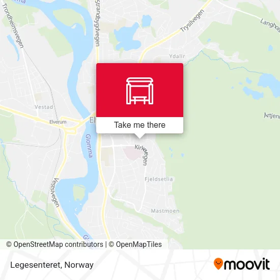 Legesenteret map