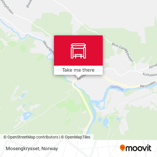 Mosengkrysset map