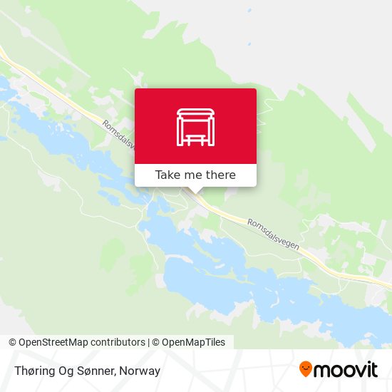 Thøring Og Sønner map