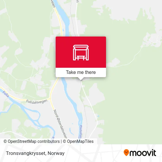 Tronsvangkrysset map