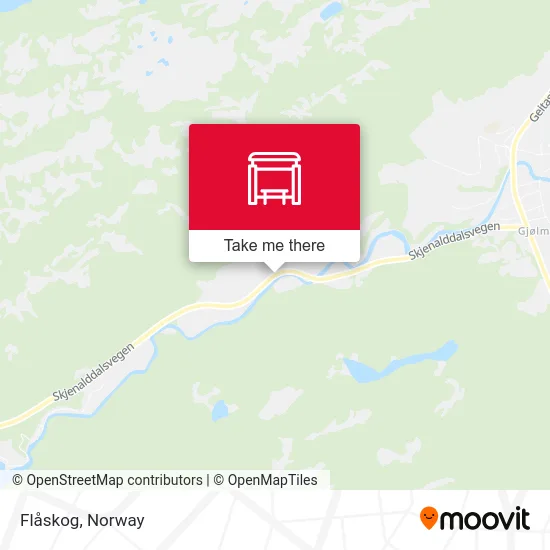 Flåskog map