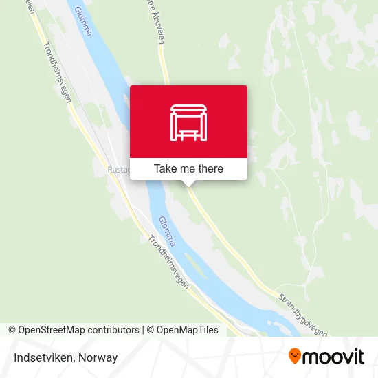 Indsetviken map