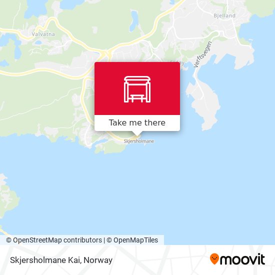 Skjersholmane Kai map