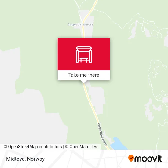 Midtøya map