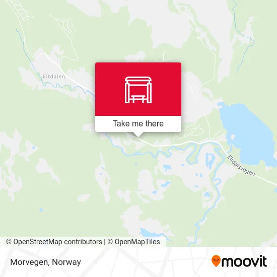 Morvegen map
