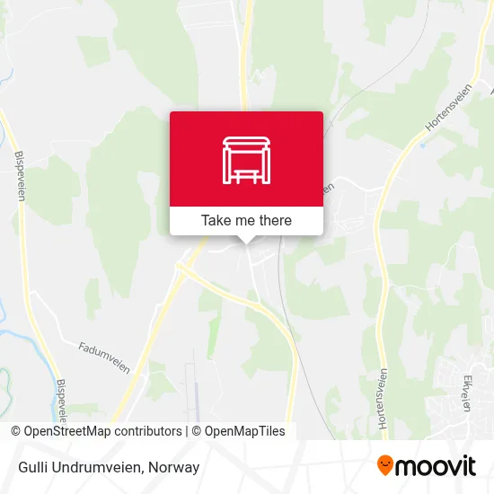 Gulli Undrumveien map
