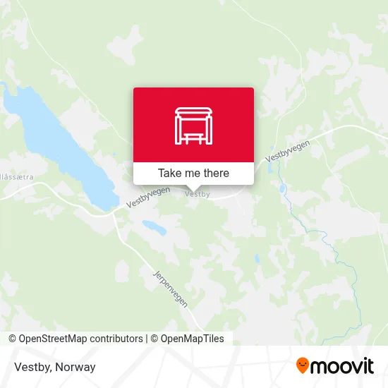 Vestby map
