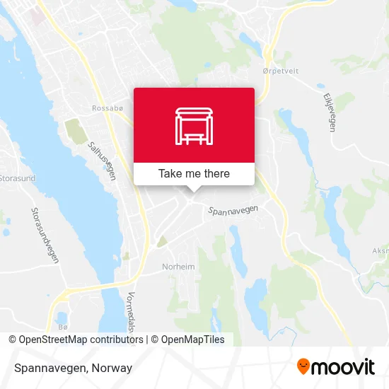 Spannavegen map
