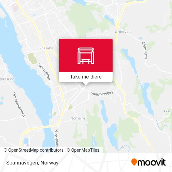 Spannavegen map
