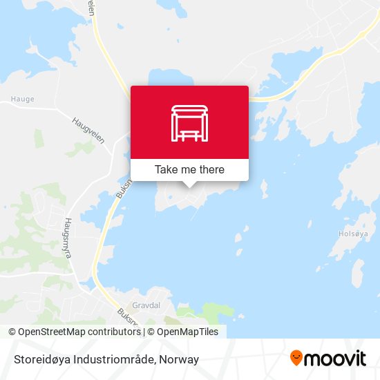 Storeidøya Industriområde map