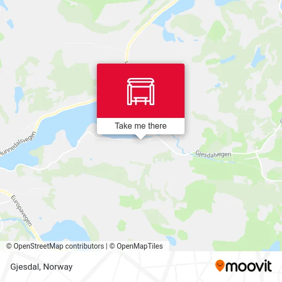 Gjesdal map