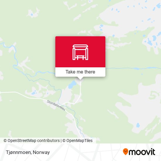 Tjønnmoen map