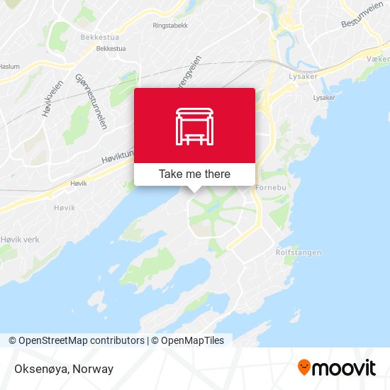 Oksenøya map