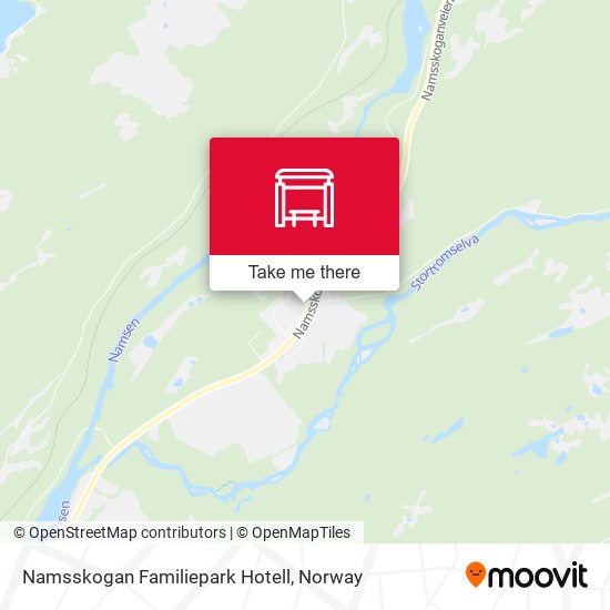 Namsskogan Familiepark Hotell map