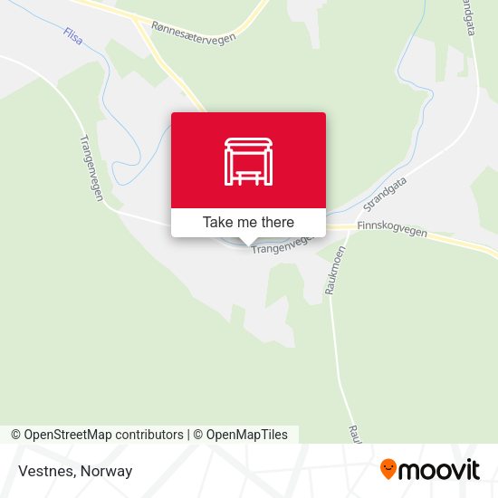 Vestnes map