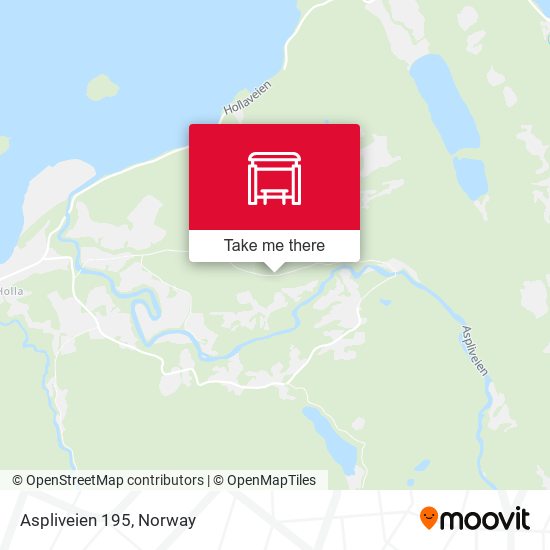 Aspliveien 195 map