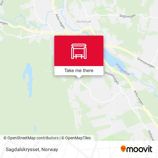 Sagdalskrysset map