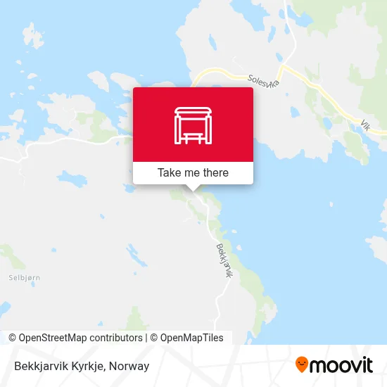 Bekkjarvik Kyrkje map