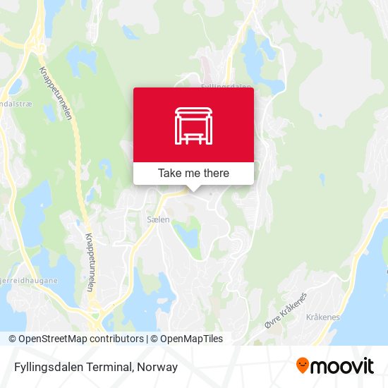 Fyllingsdalen Terminal map