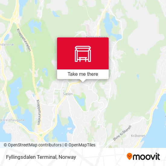 Fyllingsdalen Terminal map