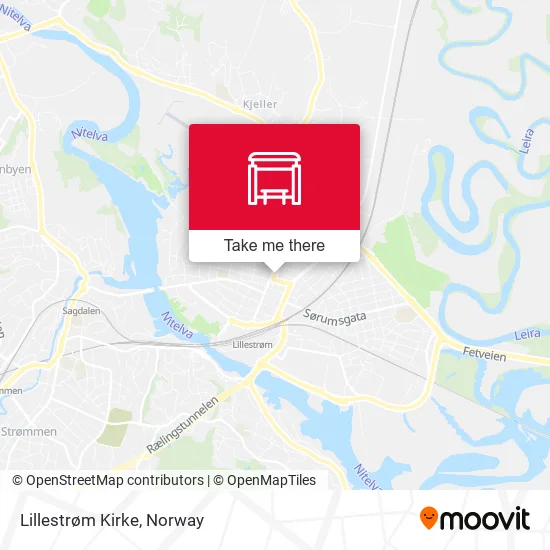 Lillestrøm Kirke map