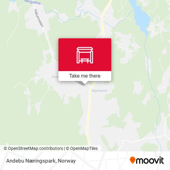 Andebu Næringspark map