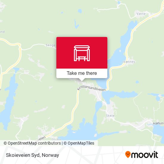 Skoieveien Syd map