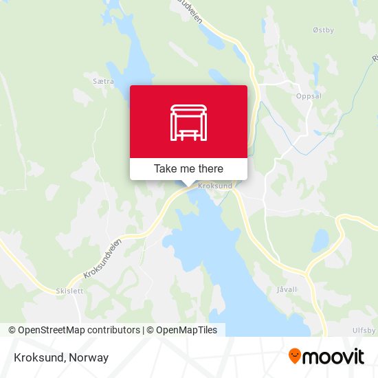 Kroksund map