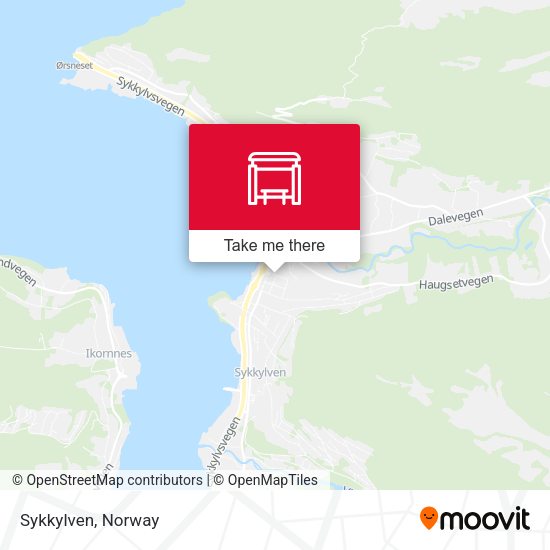 Sykkylven map