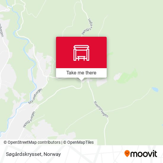 Søgårdskrysset map