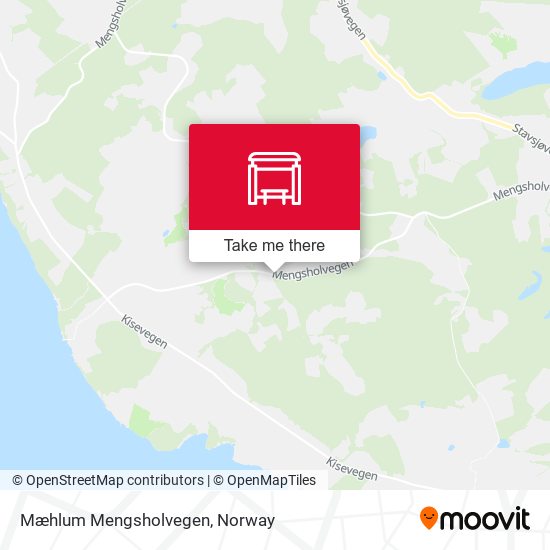 Mæhlum Mengsholvegen map