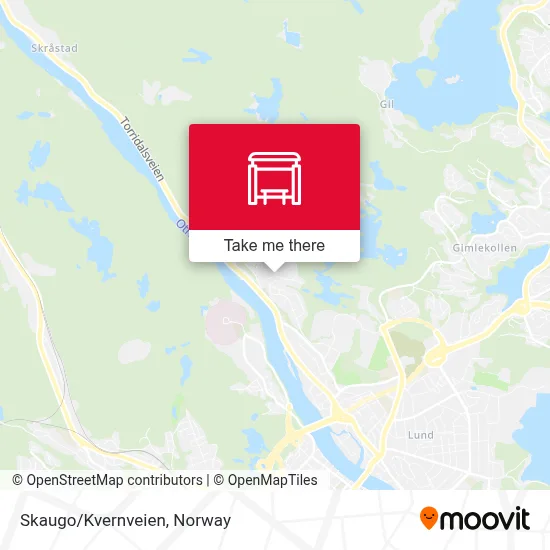 Skaugo/Kvernveien map