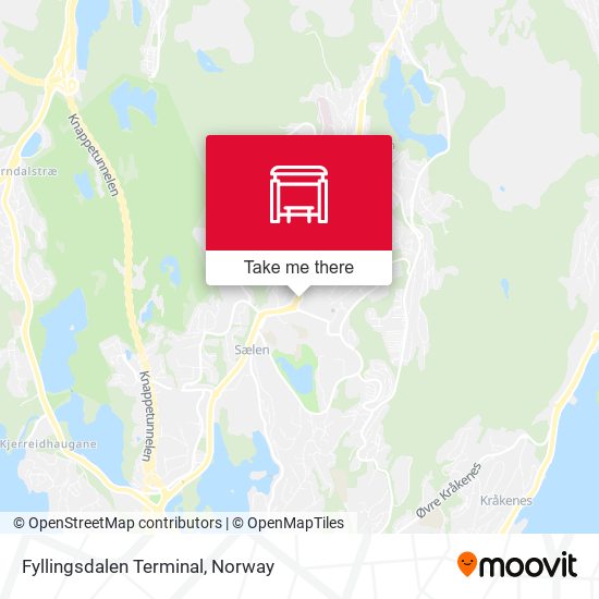 Fyllingsdalen Terminal map