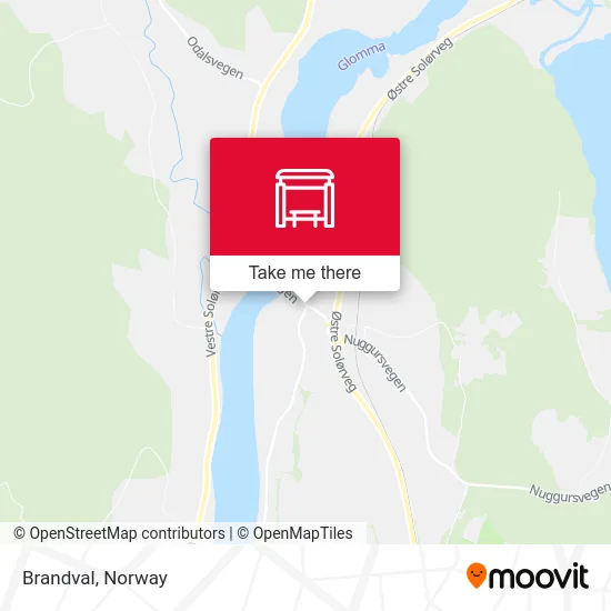 Brandval map