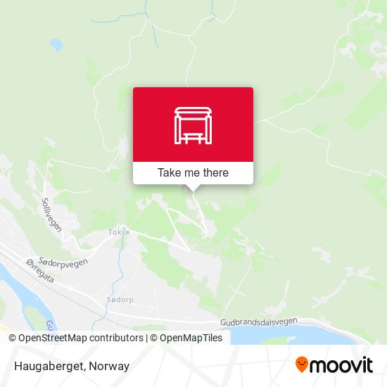 Haugaberget map