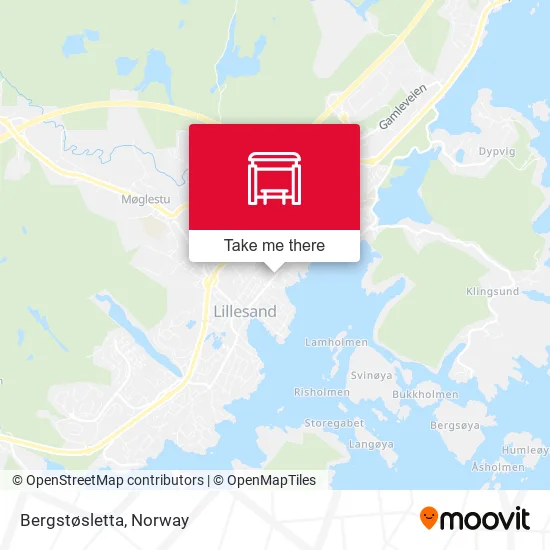 Bergstøsletta map