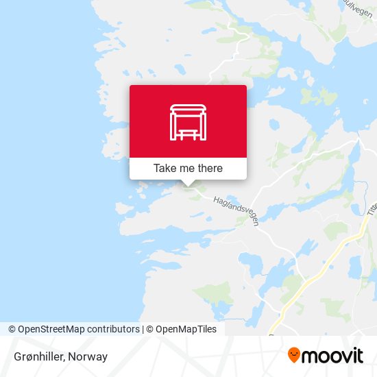 Grønhiller map