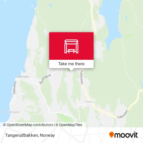 Tangerudbakken map