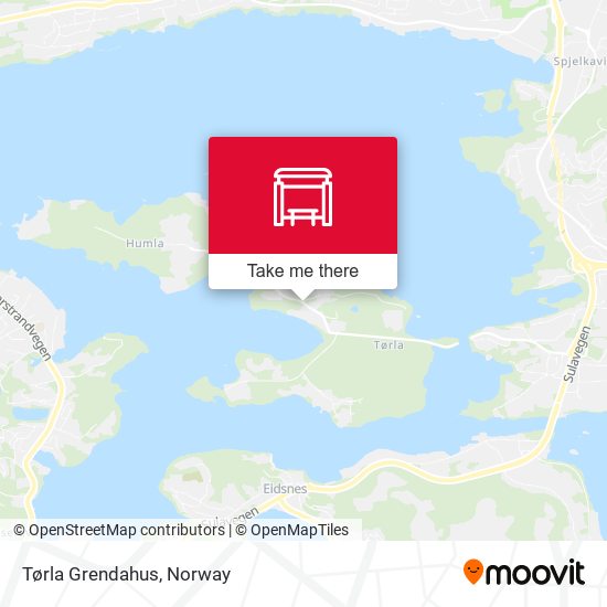Tørla Grendahus map