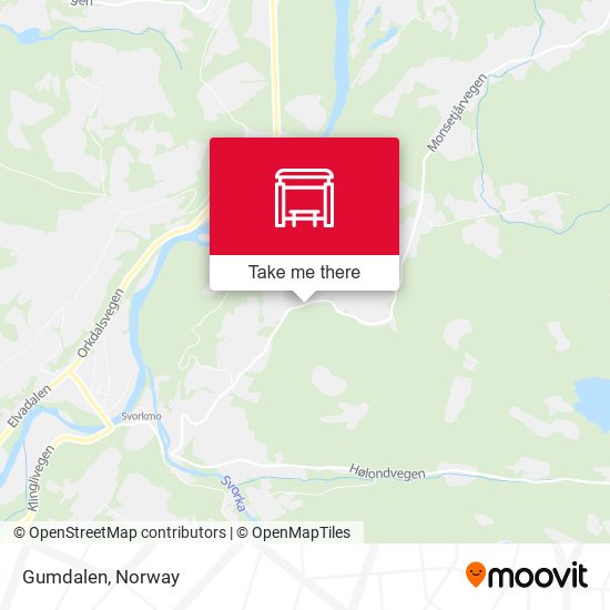 Gumdalen map